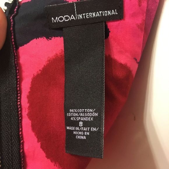 🔥MODA INTERNATIONAL🔥ADJUSTABLE SLEEVELESS CORSET FLORAL MINI🔥SIZE 8🔥 - Picture 5 of 9